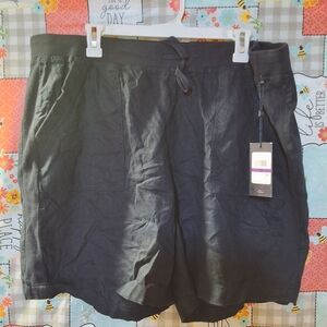 NWT TOMMY HILFIGER LIN3N CARGO SHORTS DRAW STRING WAIST